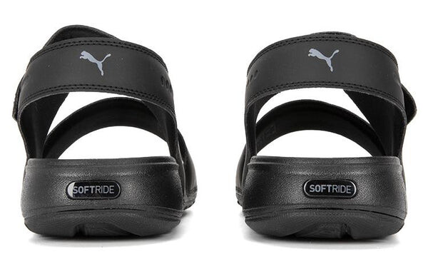 Сандалии softride sandal pure 'gray tile' Puma, черный — фото 4