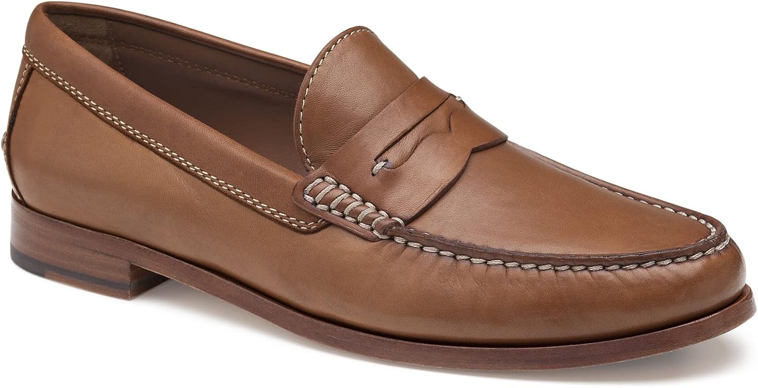 

Туфли-лоферы Johnston Murphy Baldwin Penny для повседневной и официальной носки с отделкой слип-он Johnston & Murphy, Cognac Sheepskin