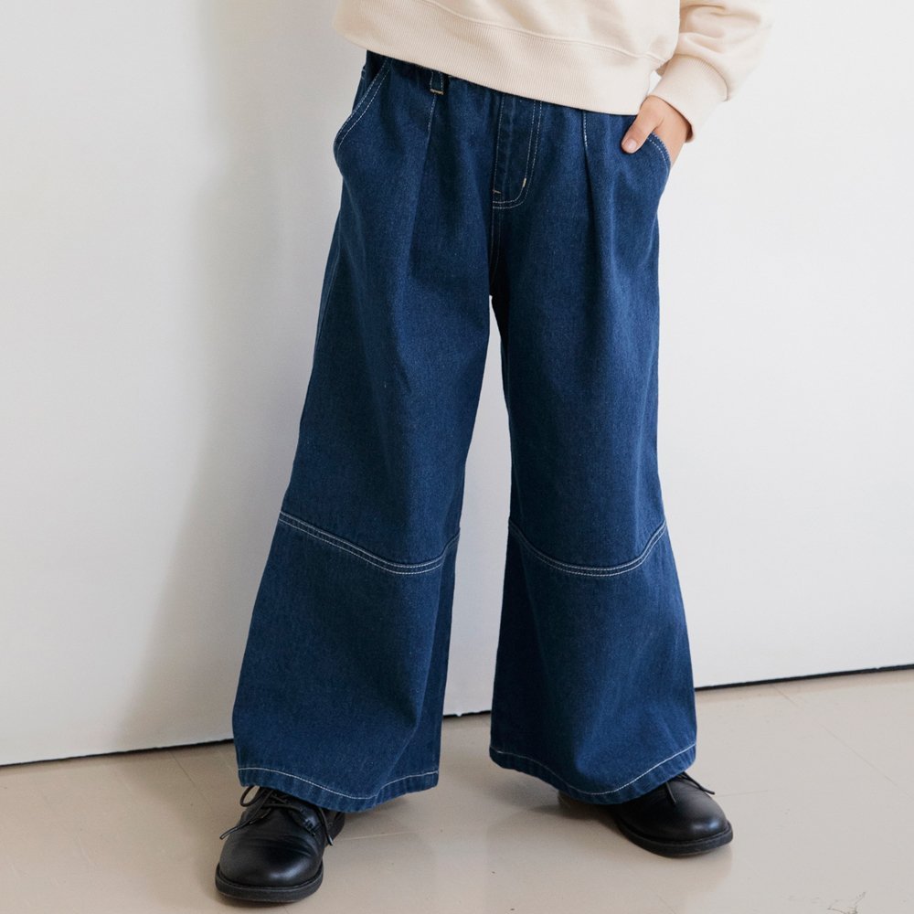 Заправленные широкие джинсы Branshes, blue