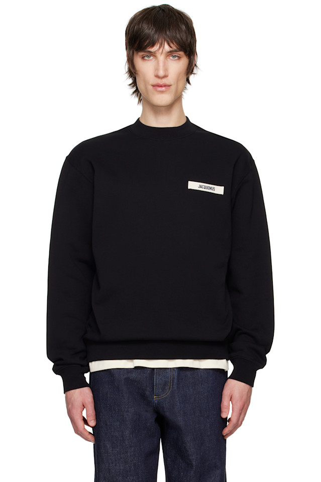 

Классический свитшот 'the gros grain' Jacquemus, черный