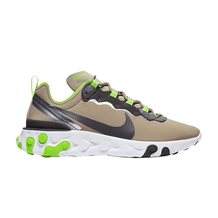 

Кроссовки Nike React Element 55 'Lime Green', желто-коричневый