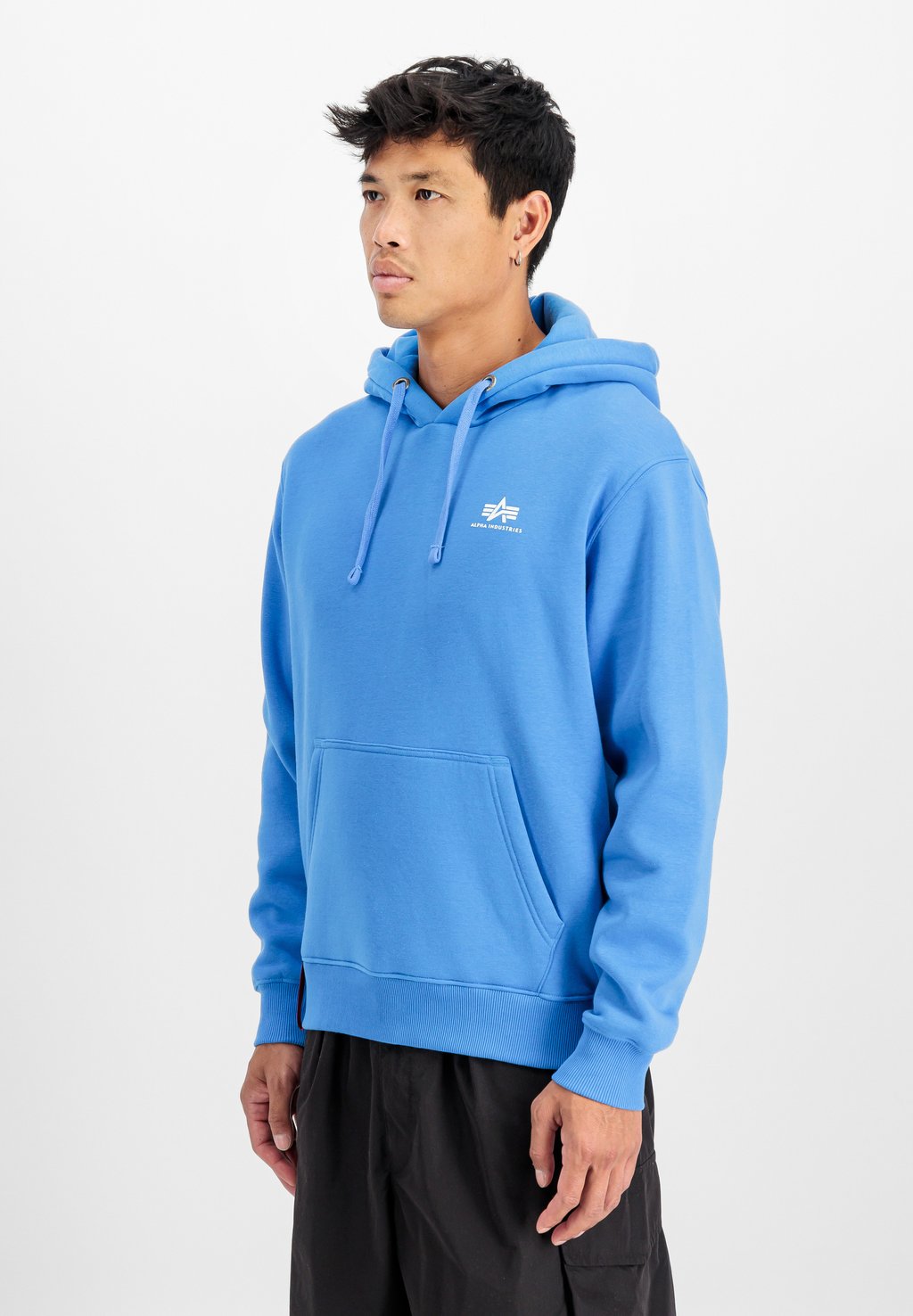 

Толстовка BASIC SMALL LOGO - Hoodie Alpha Industries, синий