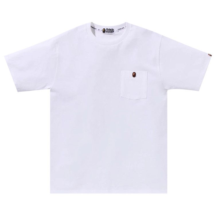 

Футболка BAPE Ape Head One Point Pocket Tee, White