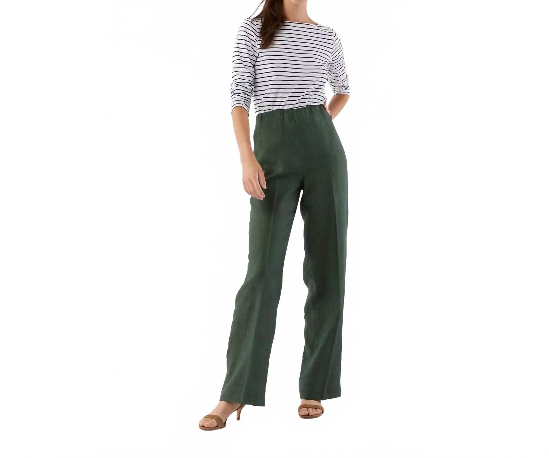 

Брюки Морин в цвете сафари Ann Mashburn, зеленый