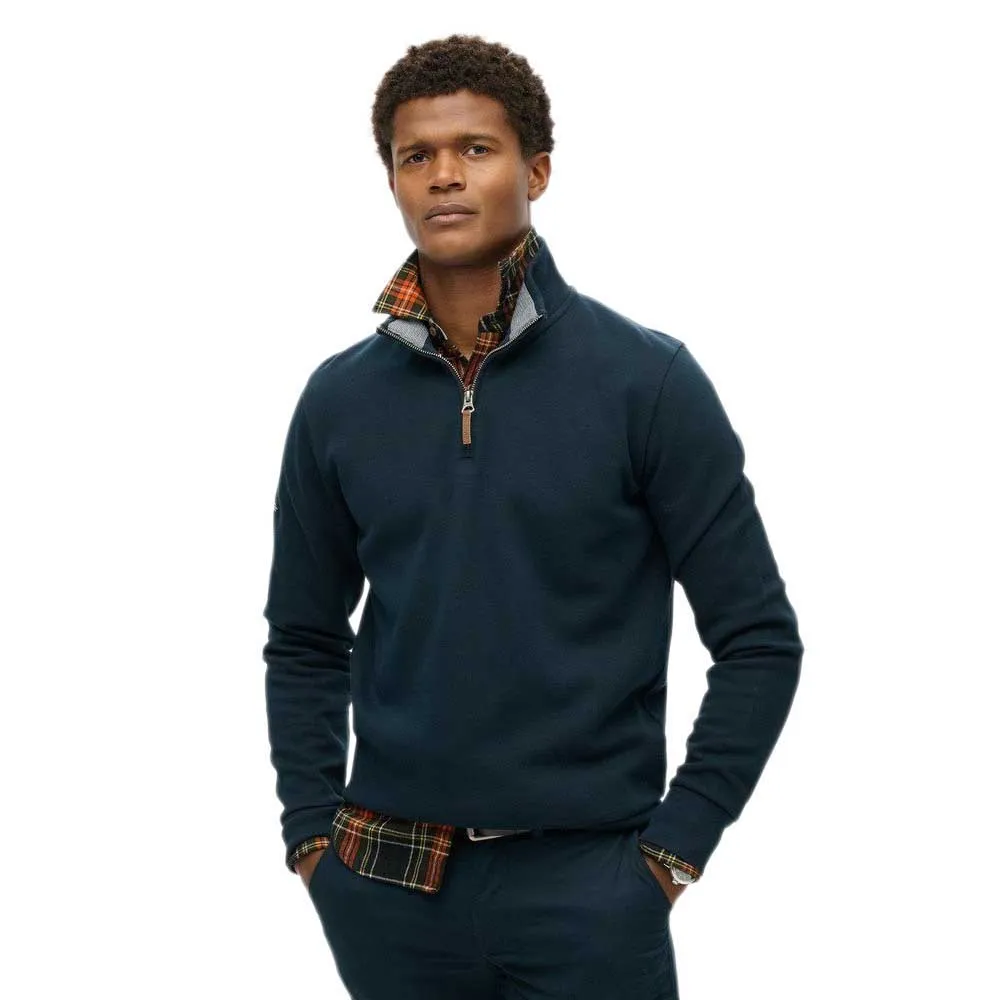 

Свитер Superdry Core Pique Henley half zip, синий