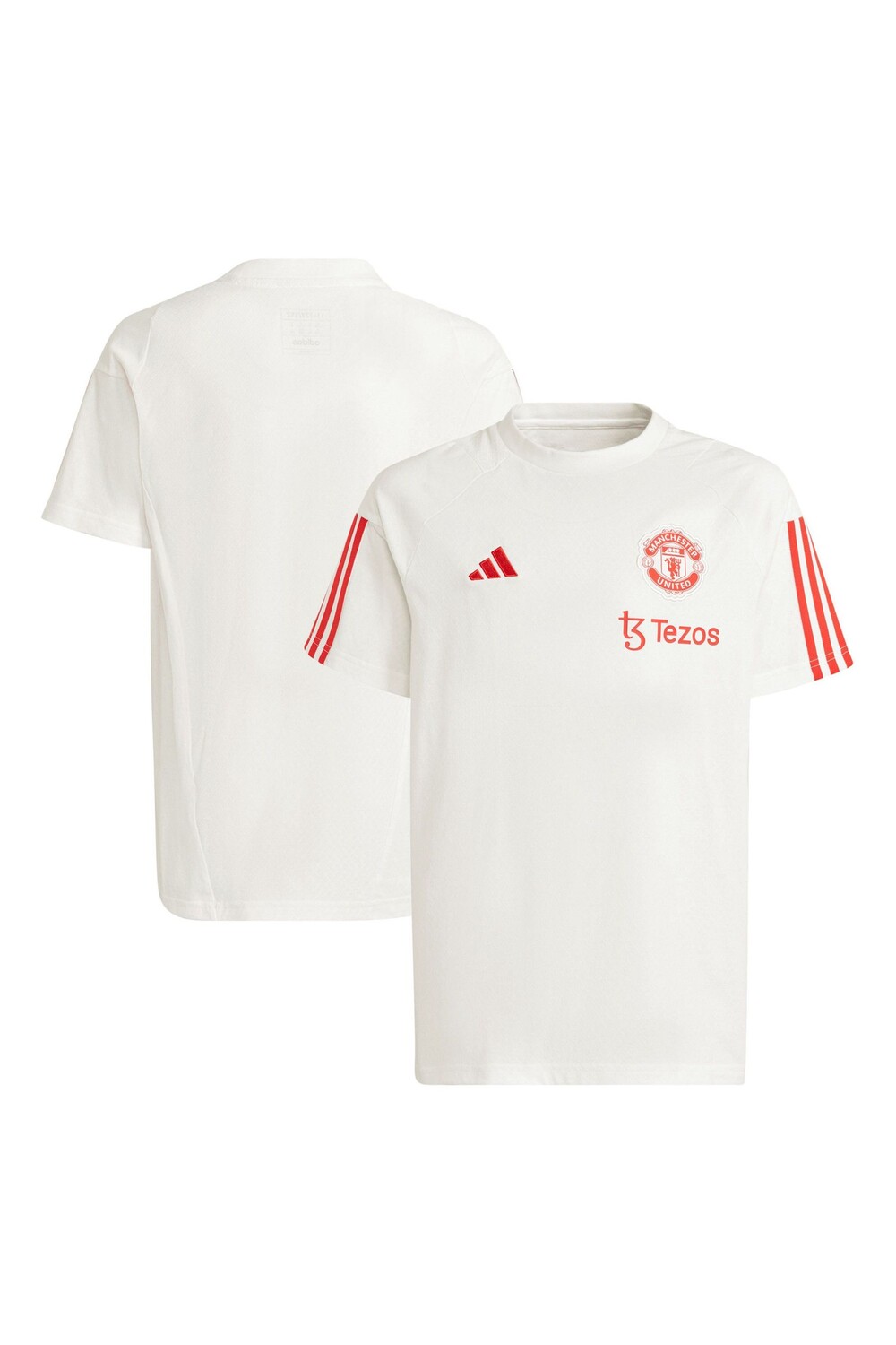 

Детская футболка Manchester United Tiro 23 Training adidas, белый