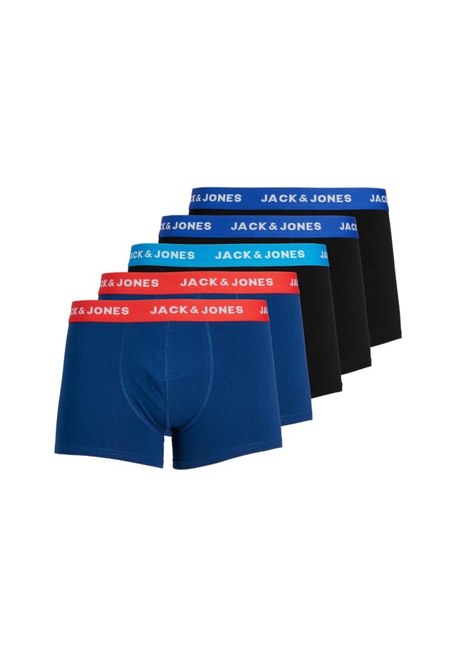 

Боксерские шорты трусы пять пар Jack & Jones, синий
