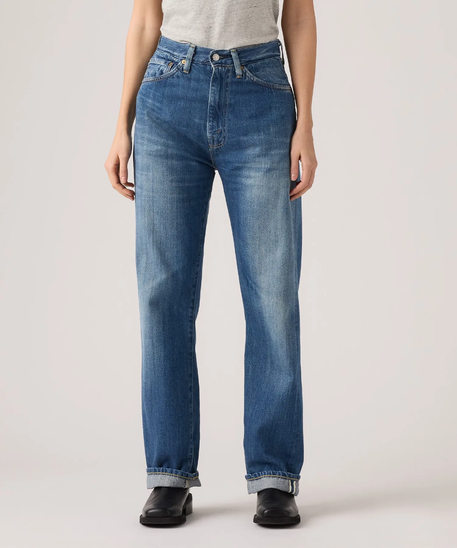 Levi's/Levi's LEVI'S(R) Винтажная одежда 1950-х годов, джинсы 701, цвет индиго, средний размер.