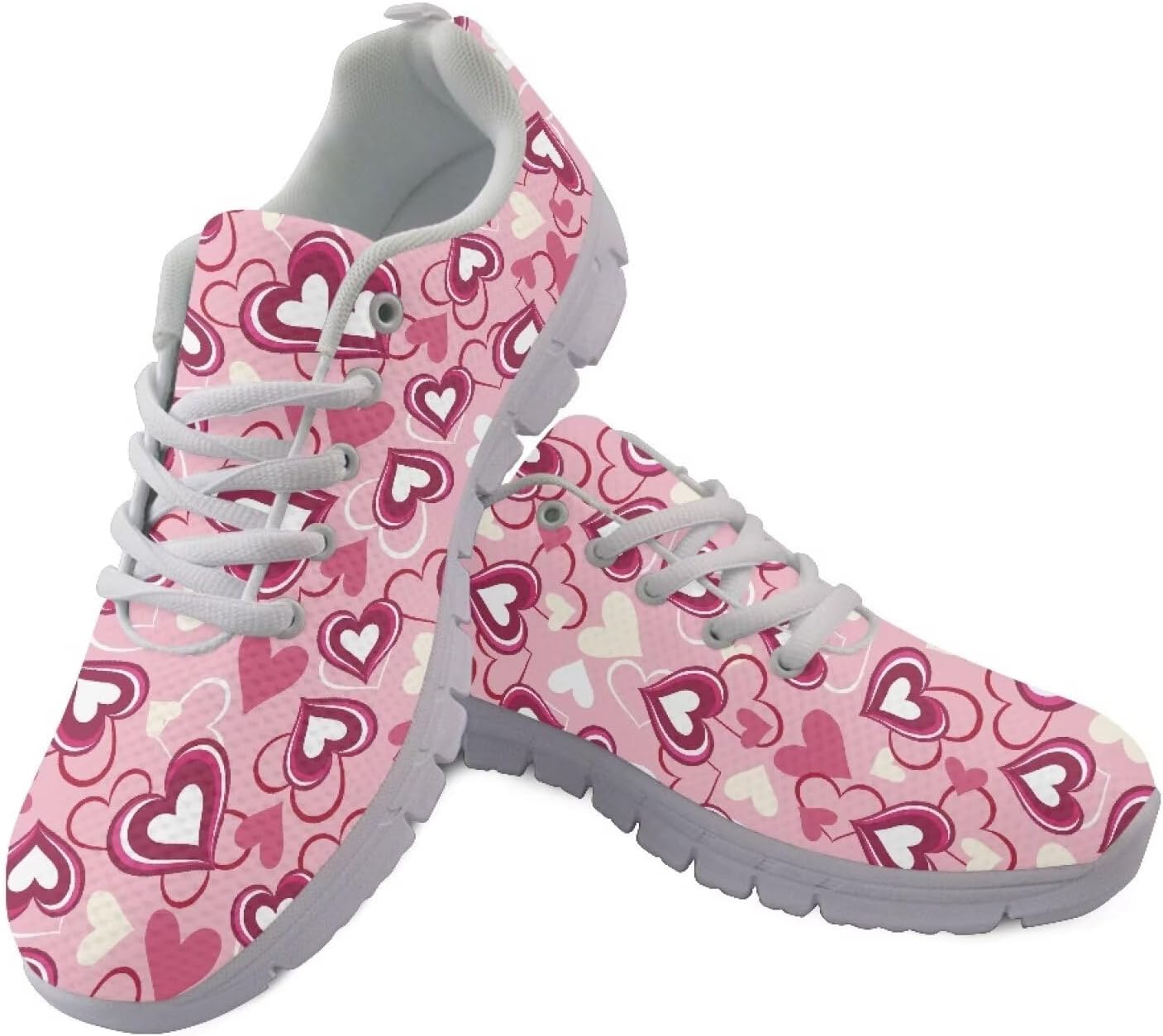 

Легкие кроссовки POLERO для женщин, повседневные дышащие сетчатые кроссовки для бега и тренировок, простые, с ярким рисунком панд, розовый