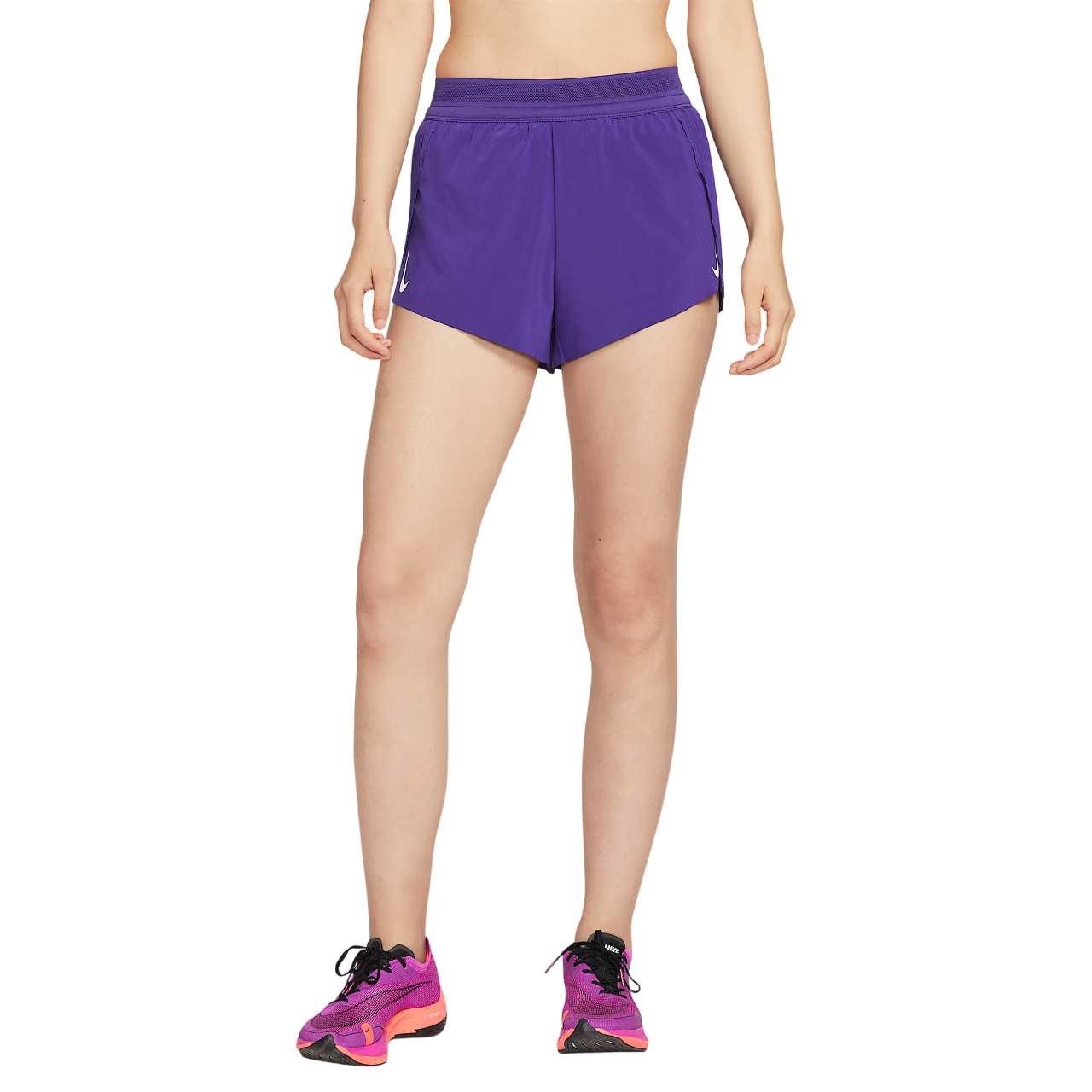 Женские спортивные шорты AEROSWIFT Nike, фиолетовый — фото 3
