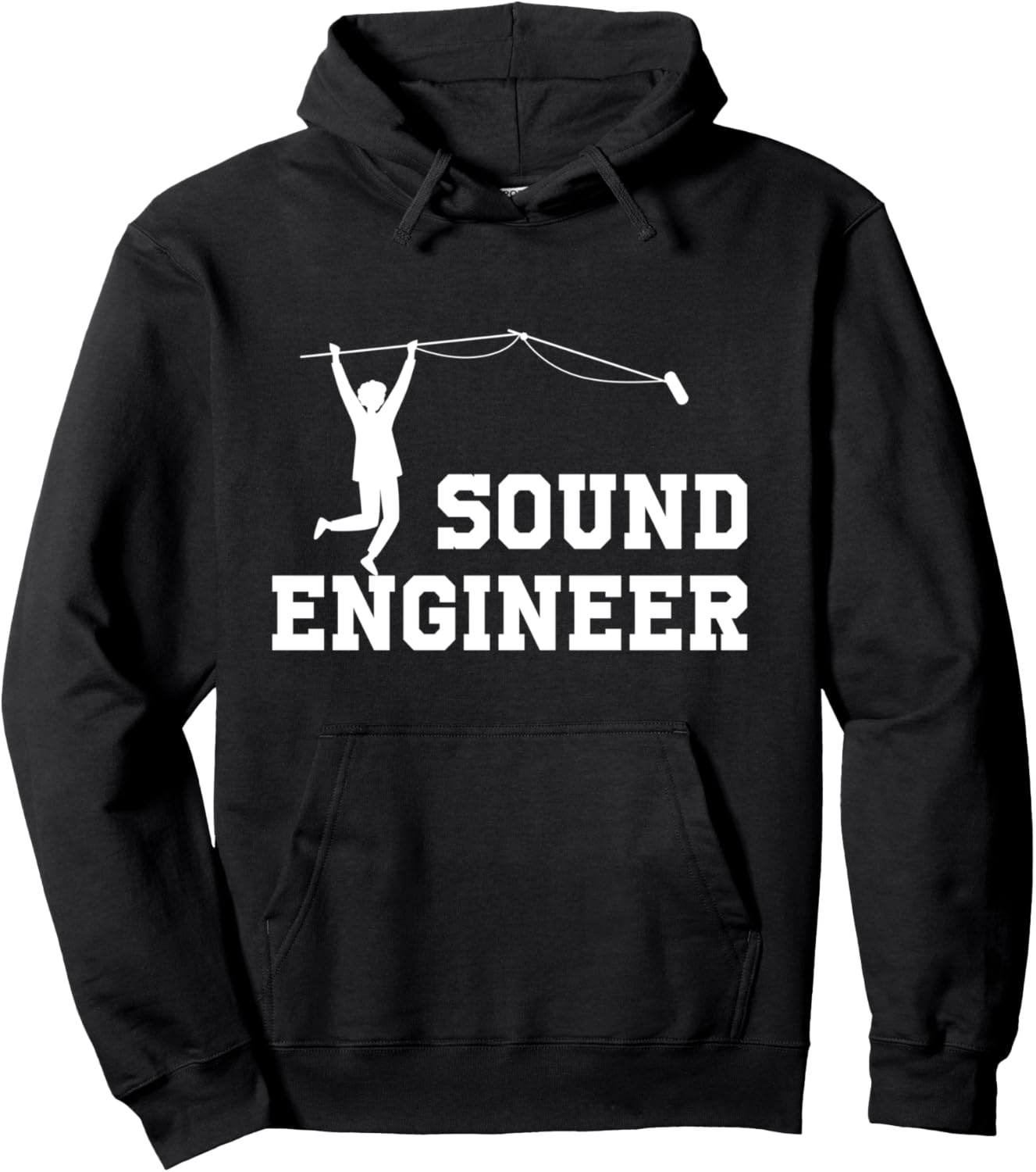 

Звукорежиссер, акустический техник, музыка, вокал, худи Sound Engineer Musician Audio Technician Gift, черный