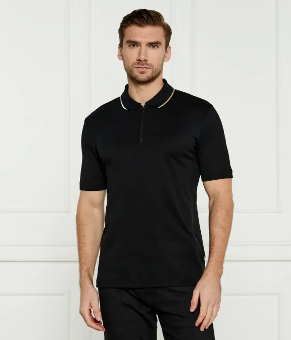 Поло C-Paras 30 regular fit Boss, черный