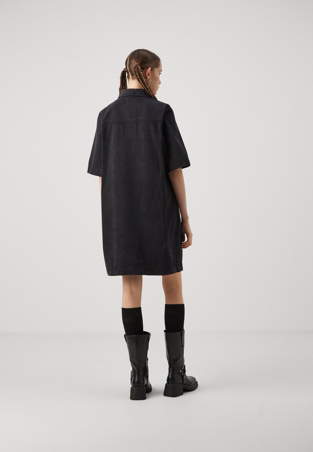 

Платье из денима ONLBELLE BUTTON DRESS ONLY, серый деним