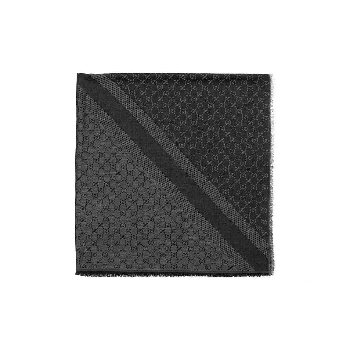 Шарф с панелями и логотипом Gg GUCCI