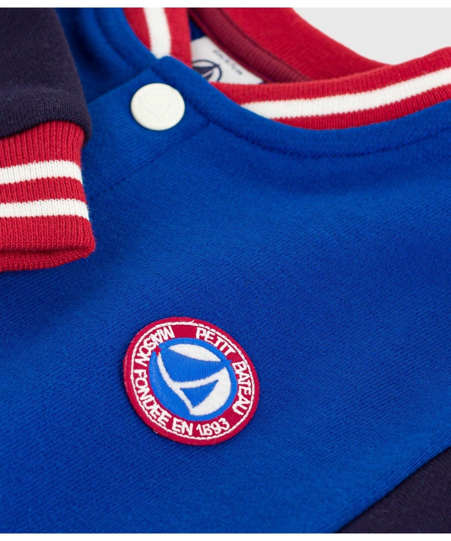 Блузон Petit Bateau, Royal Blue/Blue — фото 4