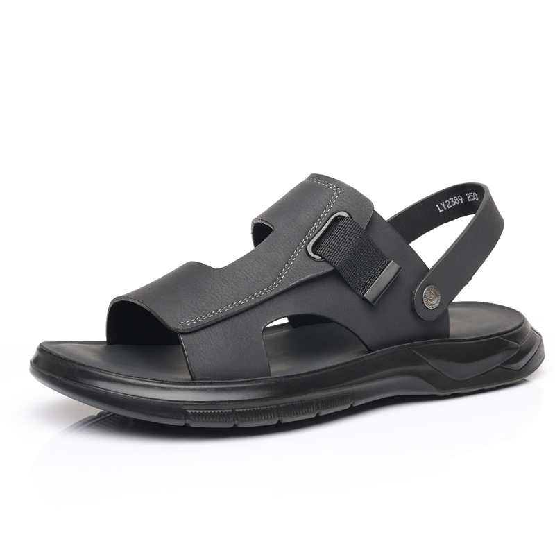 

POPULAR ROUSE PR Пляжные сандалии мужские черные, цвет Black