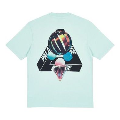 

Футболка PALACE Sans Ferg T-Shirt Duck Egg Blue Glasses Back Logo Short Sleeve Unisex, синий