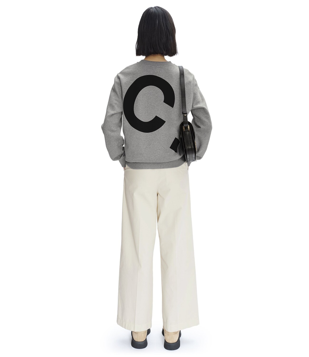 

Толстовка Cory (унисекс) APC, цвет Heather Pale Gray