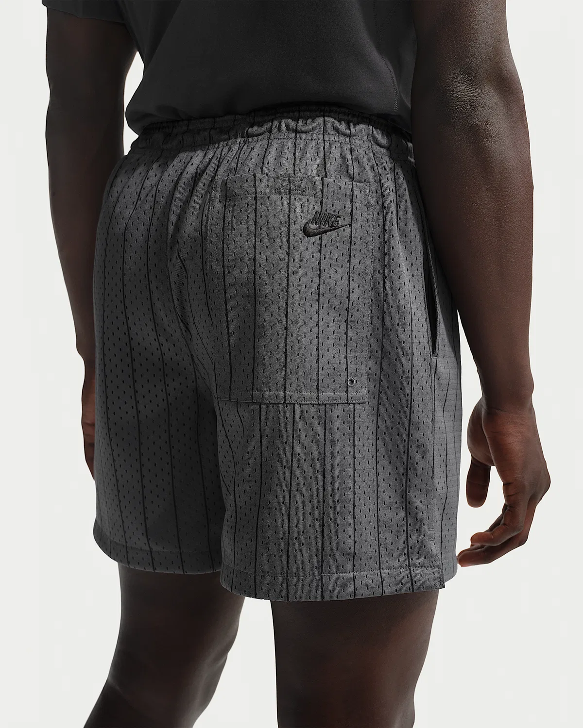 Мужские шорты Nike Sportswear Club Flow, Iron Grey/Black — фото 3