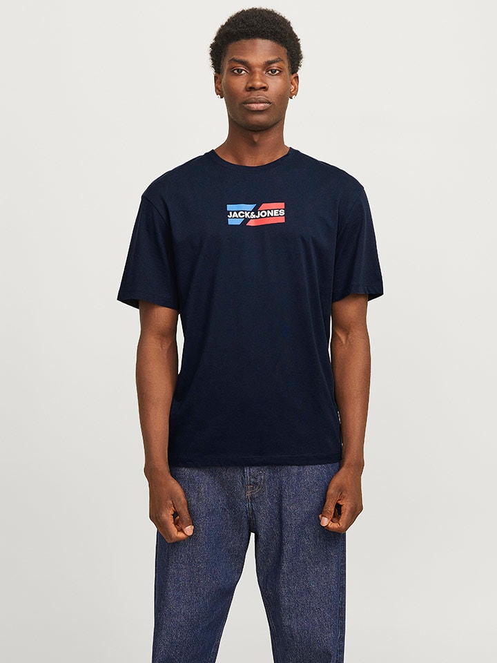 

Футболка Jack & Jones, темно-синий
