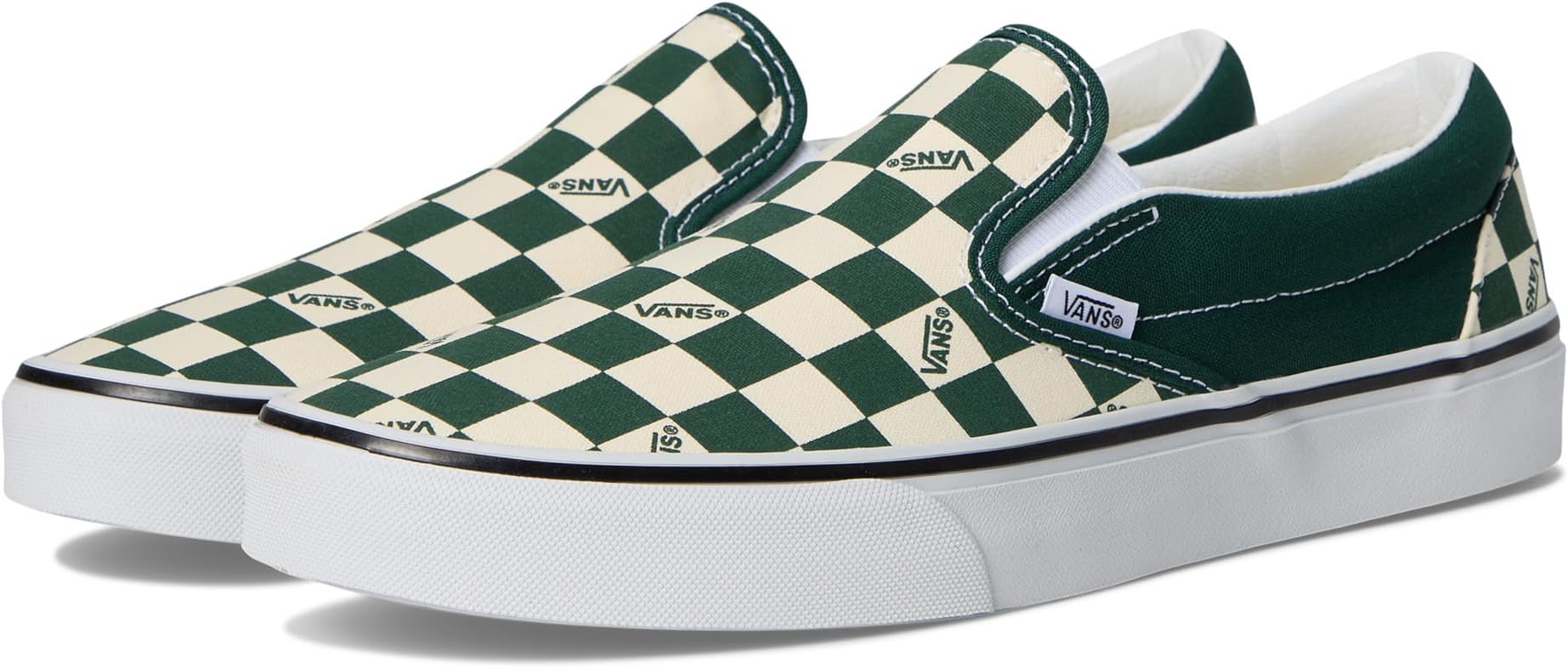 Кроссовки Vans Unisex Classic Slip-on, Vans Check Emerald