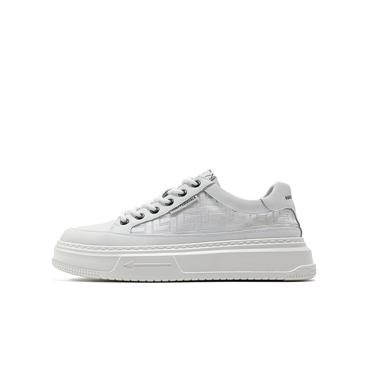 

Кеды FAIRWHALE Skateboard Shoes Men Low-Top, белый