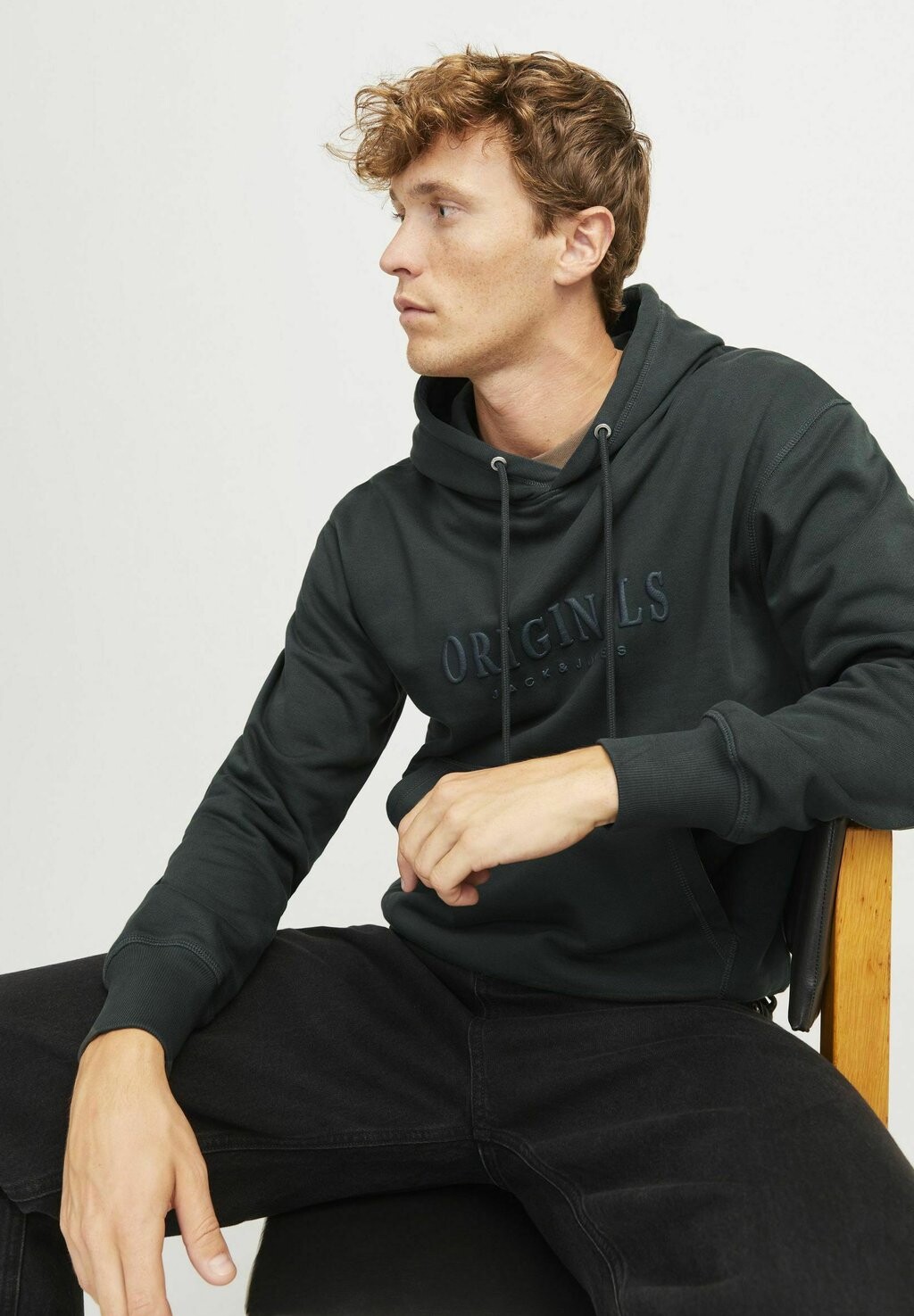 

Толстовка с капюшоном JORFREDERIKSBERG Jack & Jones, темно-зеленый
