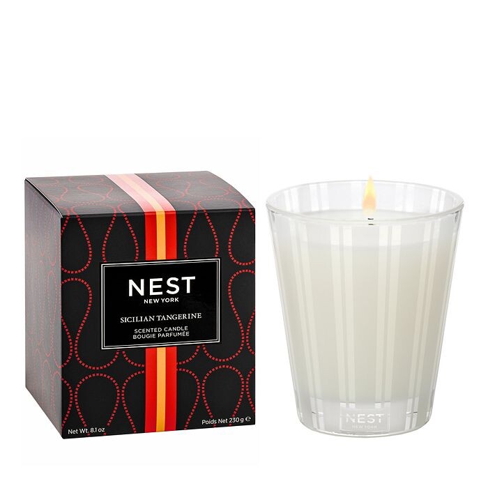 

Свеча NEST Fragrances Сицилийский мандарин с 3 фитилями NEST New York, белый