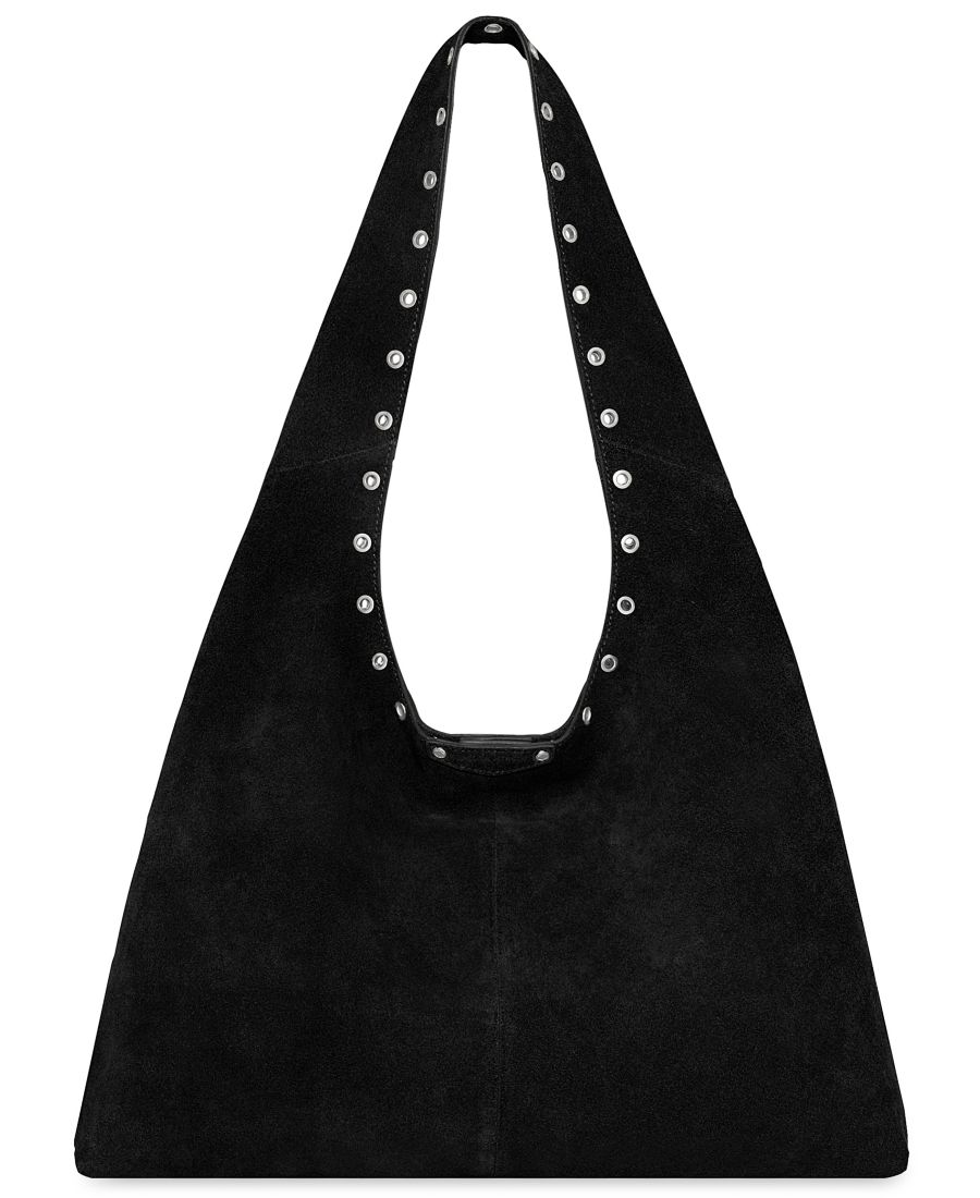 

Промышленная мешковатая сумка-хобо очень большого размера Rebecca Minkoff, Black