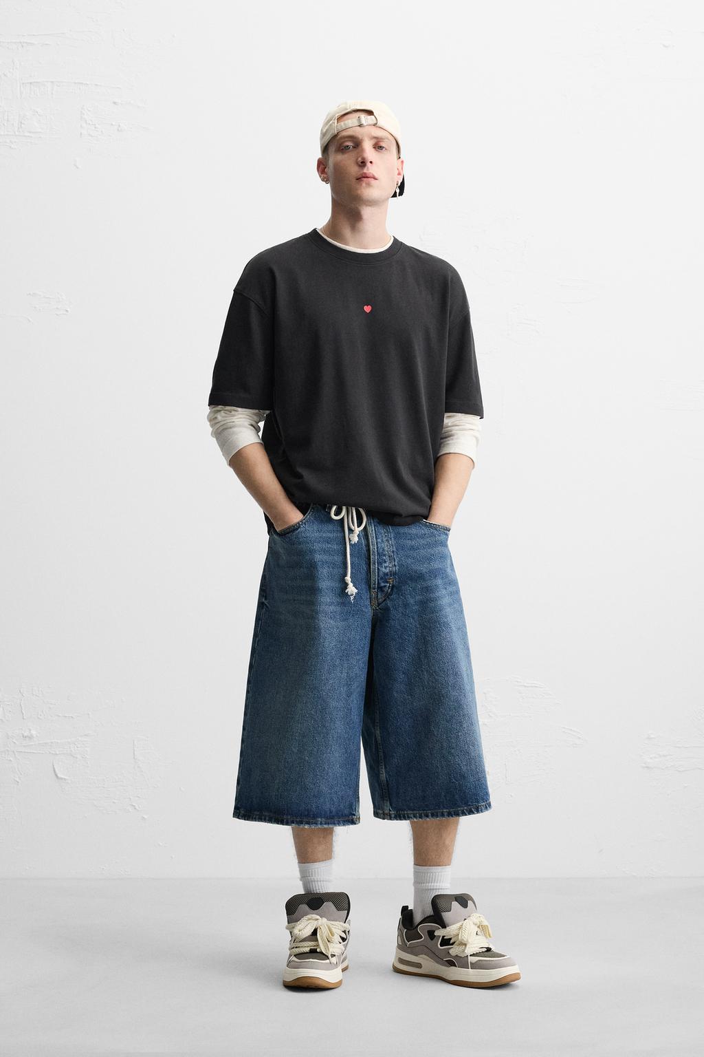 

Футболка i love new york ZARA, черный