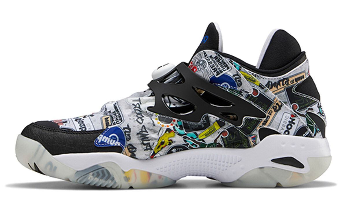 

Наклейка Reebok Pump Court City Белый Черный
