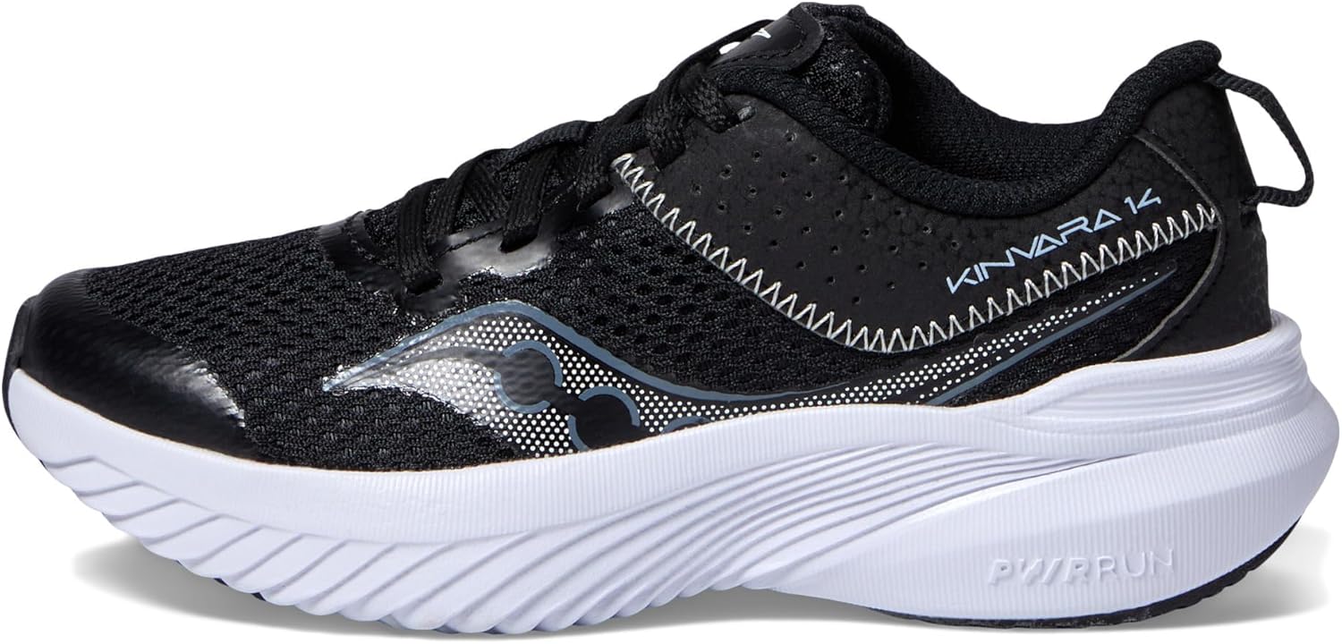 Детские кроссовки Saucony Kinvara 14 унисекс от шнуровки до носка, черный — фото 4