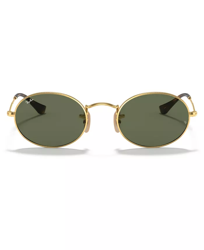 

Солнцезащитные очки, RB3547N OVAL FLAT LENSES Ray-Ban, золотой