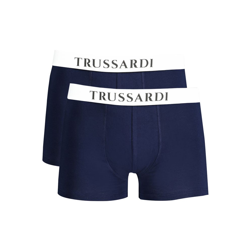 

Нижнее белье из синего хлопка Trussardi