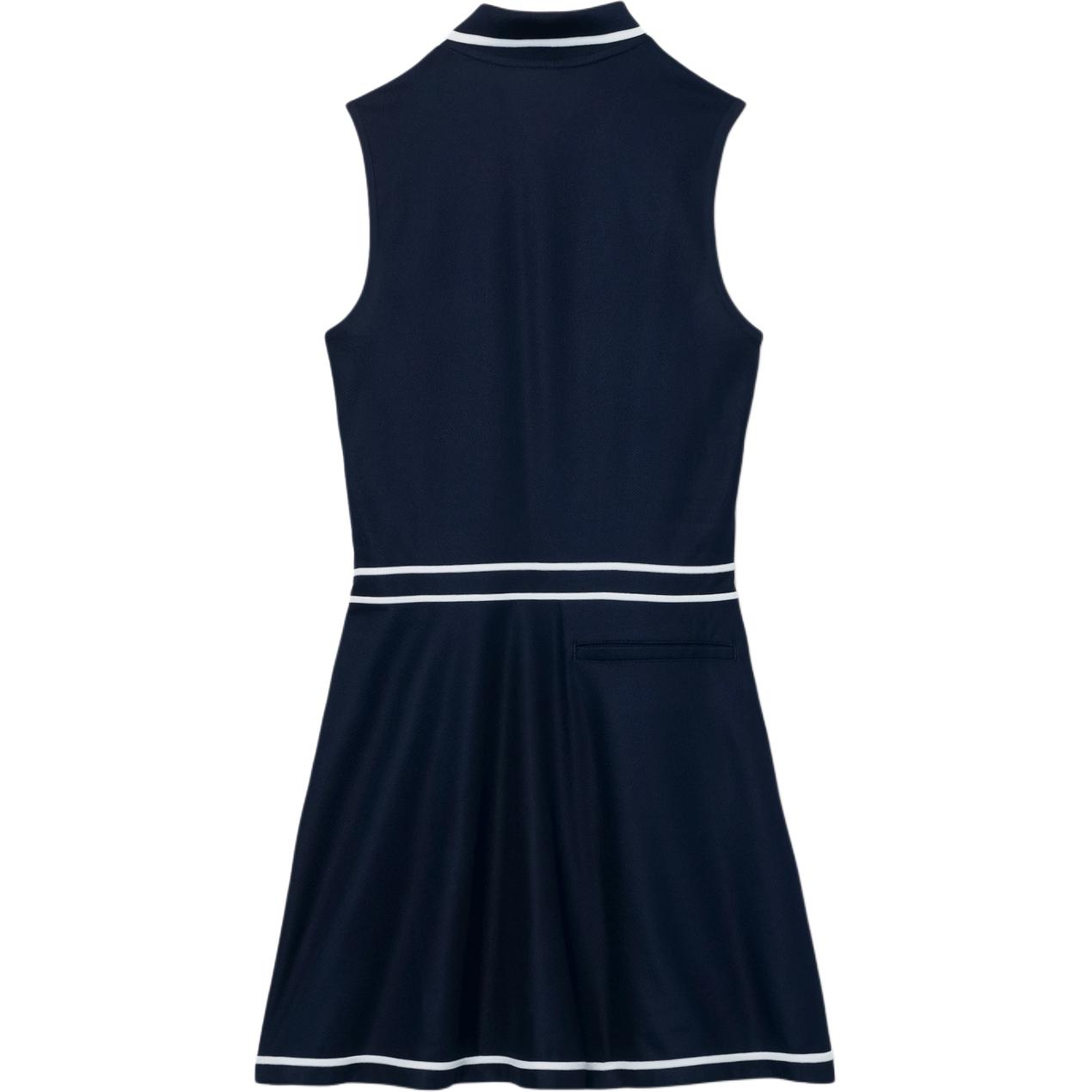 Безрукавное платье LACOSTE Women's Marine Blue, морской синий — фото 3