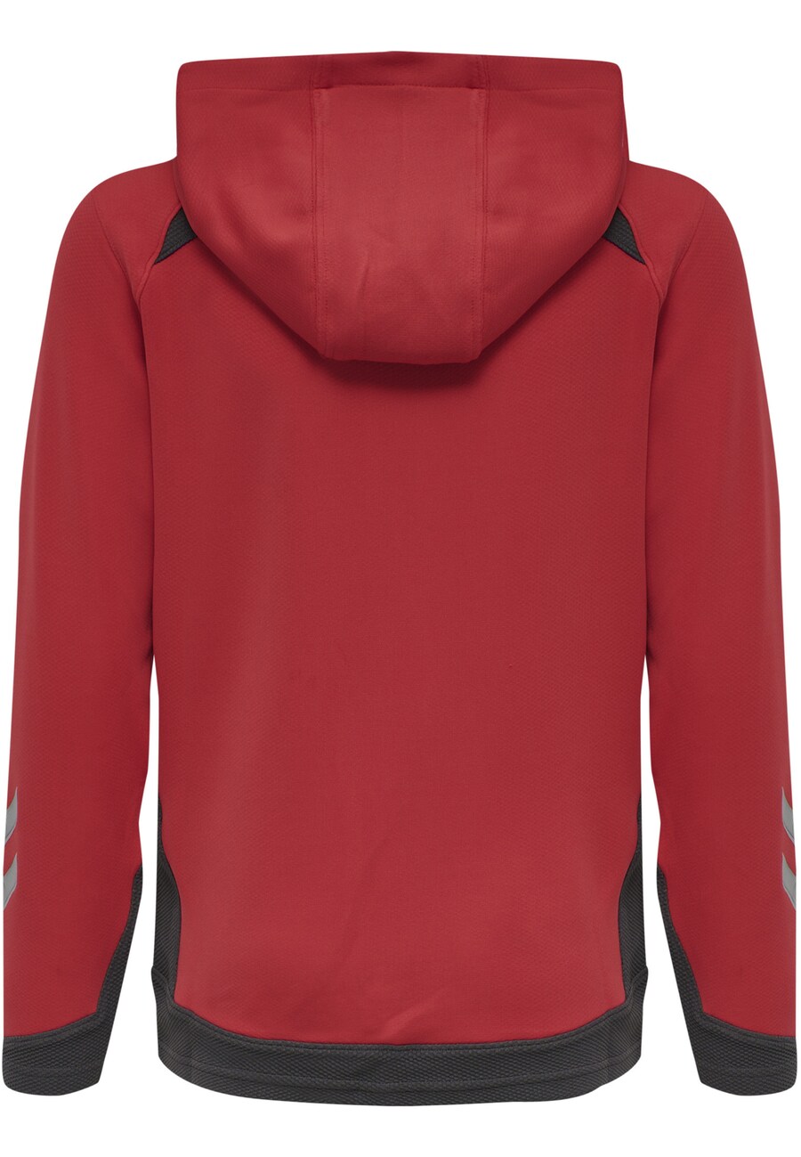 Спортивная толстовка с капюшоном на молнии Hummel, цвет Rusty red — фото 3