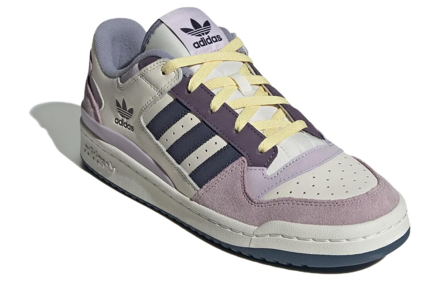Adidas originals FORUM Винтажные женские баскетбольные кроссовки, White/Purple — фото 2