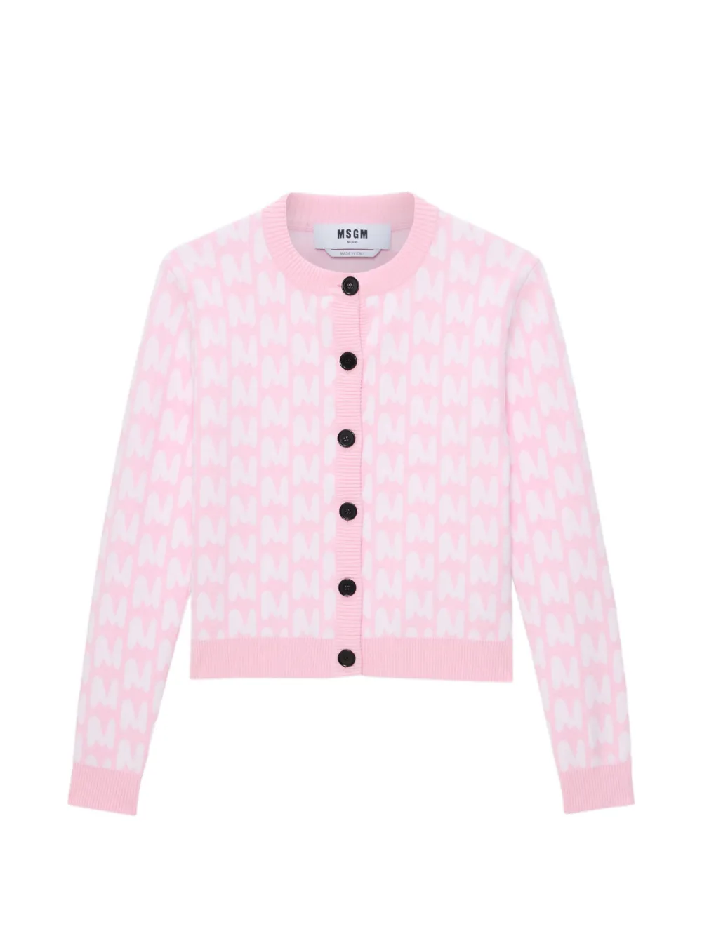 

Кардиган с пуговицами Msgm, розовый