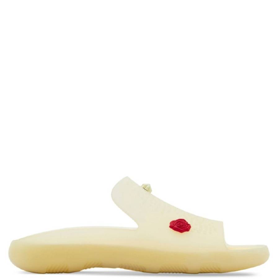 

Шлепанцы Burberry Stingray с аппликацией, Sherbet
