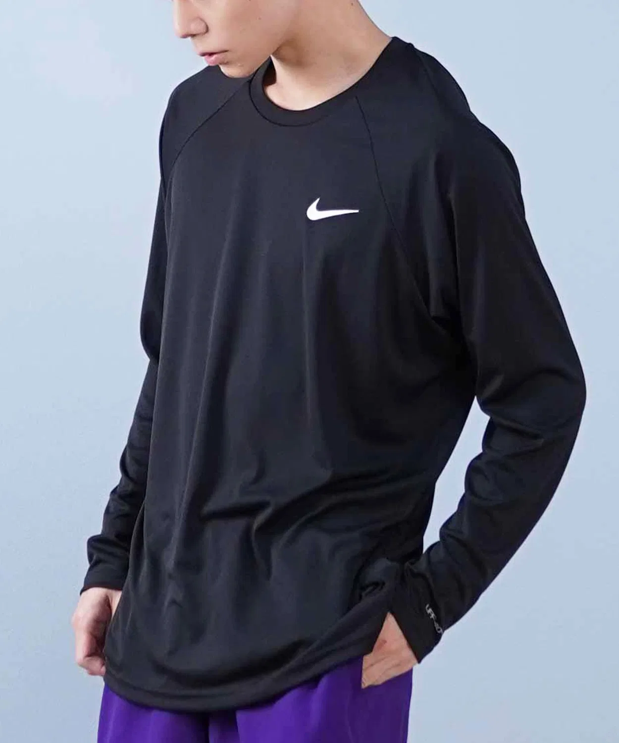 Рашгард Nike Essential Utility длинный рукав, черный