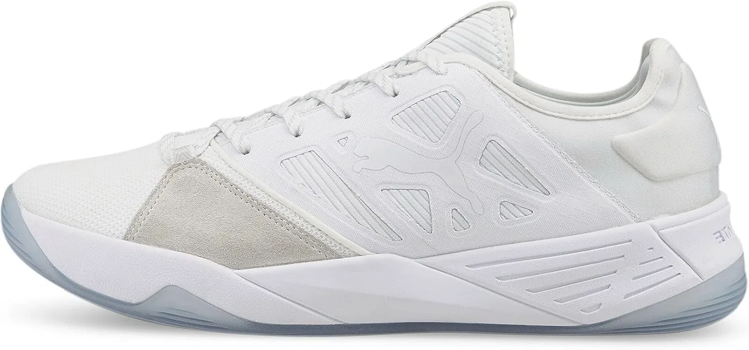 Кроссовки PUMA Unisex Accelerate Turbo Nitro для занятий в помещении, Puma White Puma Puma
