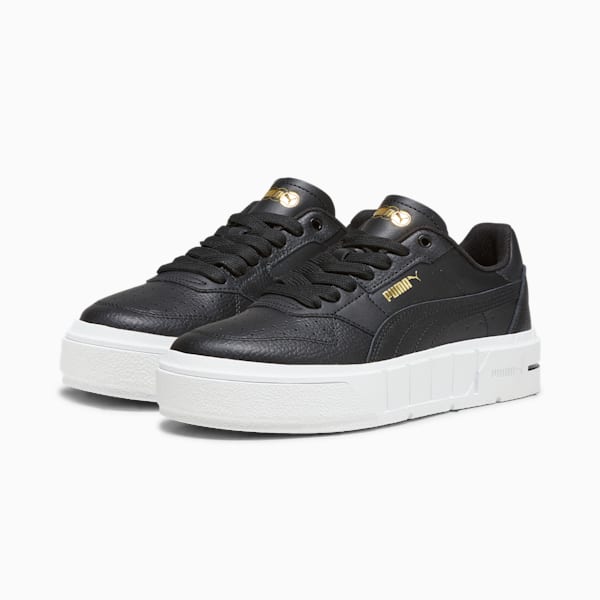 Кроссовки для больших детей Cali Court Leather Puma, черный — фото 2