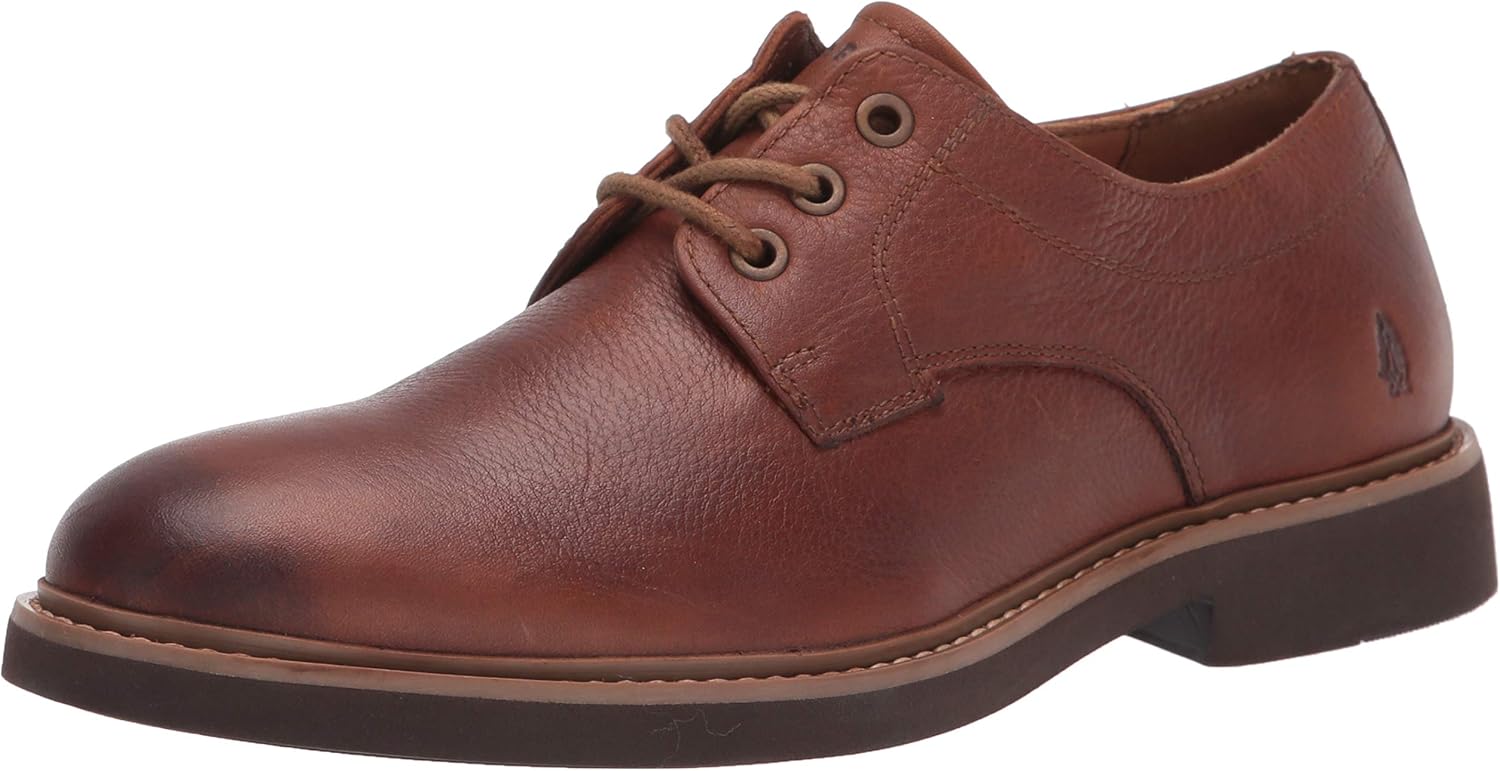 

Мужские оксфорды Hush Puppies Detroit с простым носком, Cognac Leather