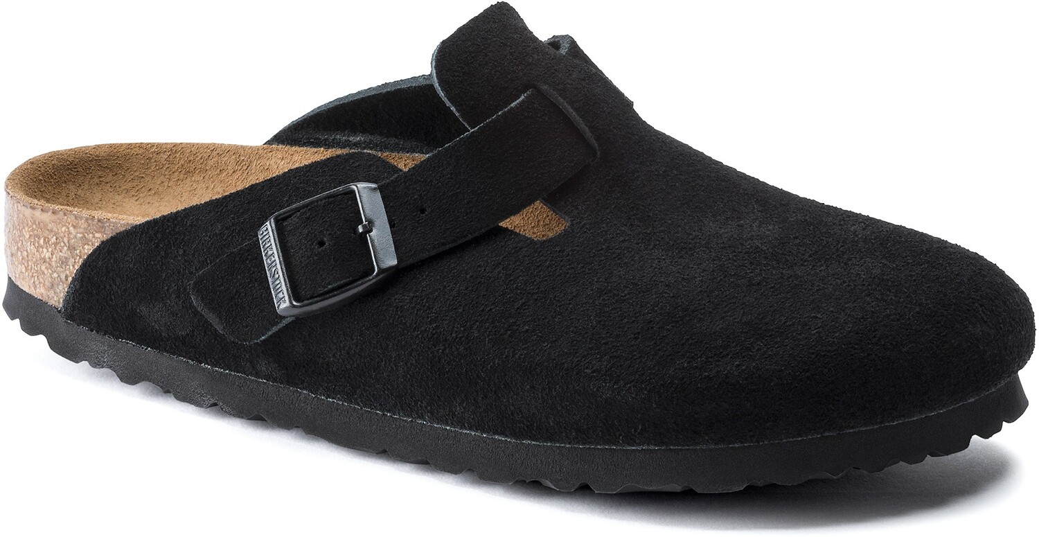 Сабо Boston с мягкой стелькой, женские Birkenstock, черный