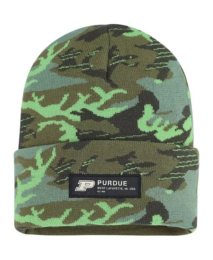 

Мужская вязаная шапка с манжетами в стиле камуфляжа Purdue Boilermakers Veterans Day Nike