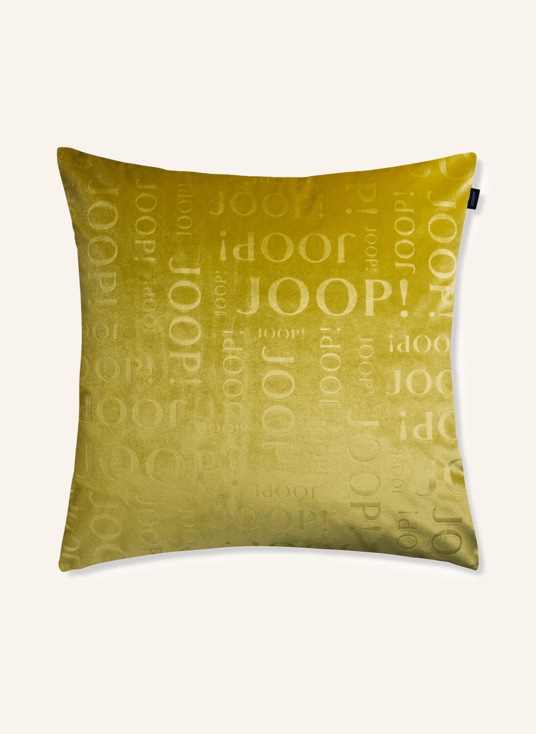 

Бархатный декоративный чехол на подушку-спичка, 45 х 45 см. Joop!, желтый
