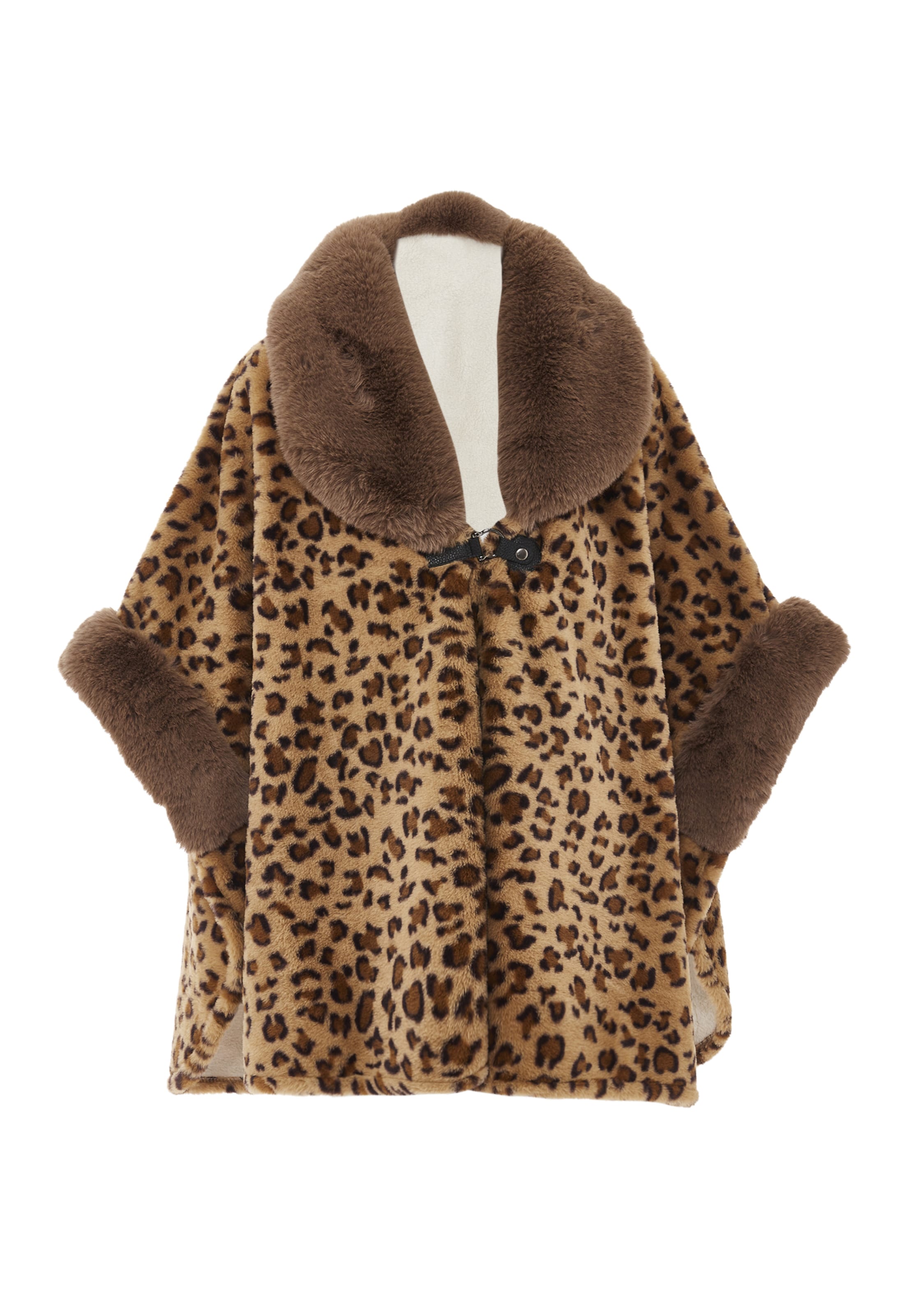 

FRAULLY Кейп в цвете Brown, Light Brown
