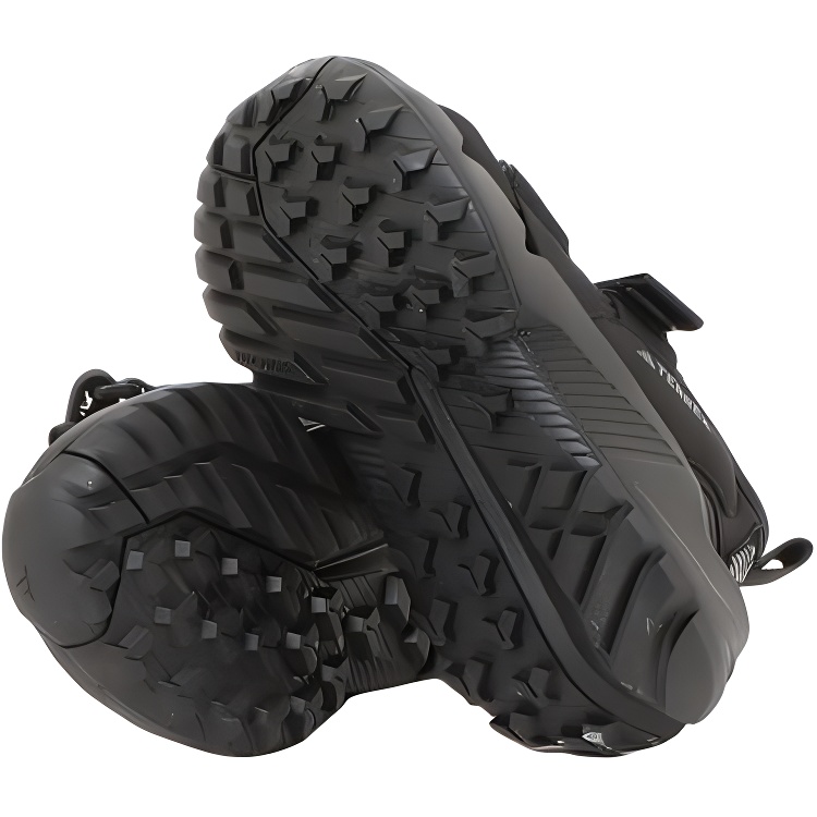 Adidas Детские сандалии Terrex Hydroterra с противоскользящей подошвой, износостойкие, черные — фото 4