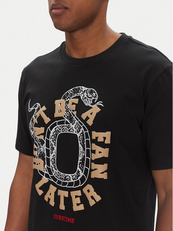 Футболка обычного кроя Overtime Spring Graphic JM0291 Adidas, черный — фото 4