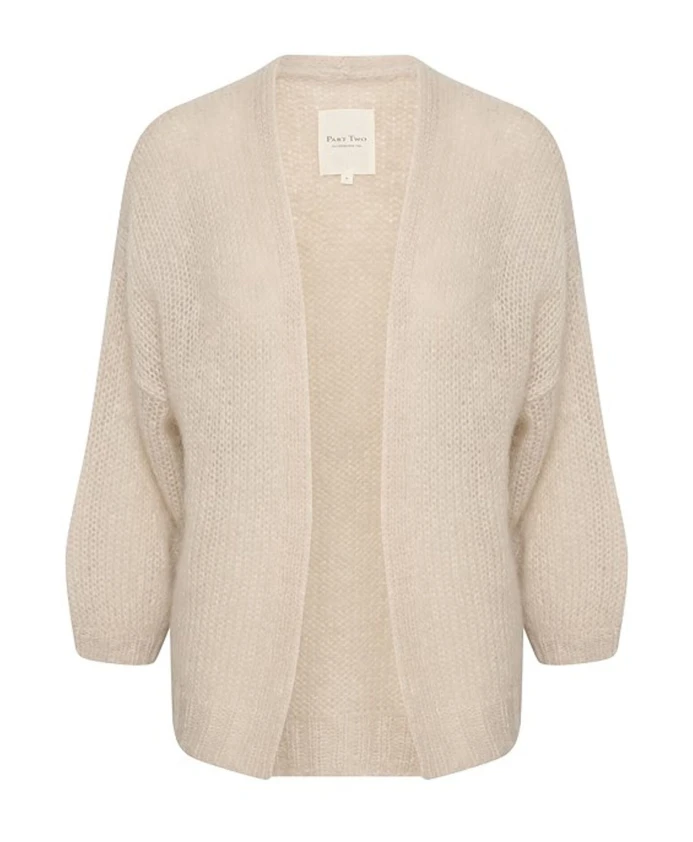 

Белая кепка, серый кардиган Part Two, бежевый